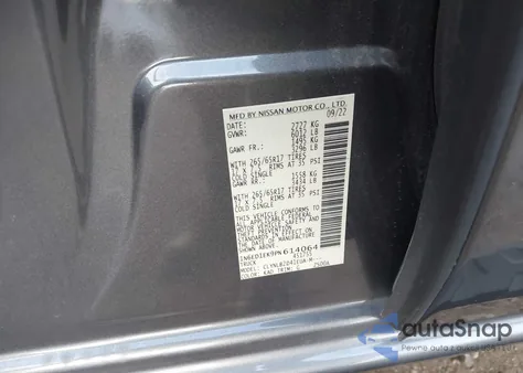 2023 Nissan Frontier Sv 4X4 z USA, uszkodzony, nr VIN 1N6ED1EK9PN614064